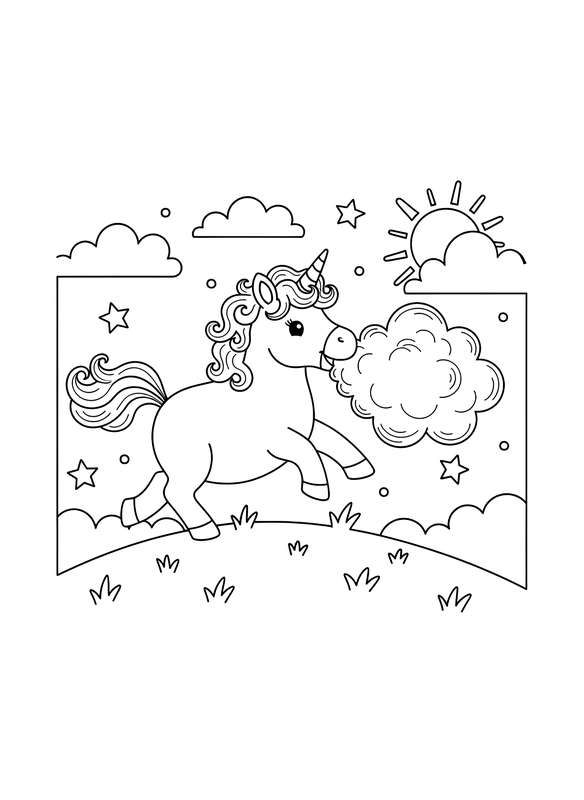 Cloud Games: Baby Uni Fetch