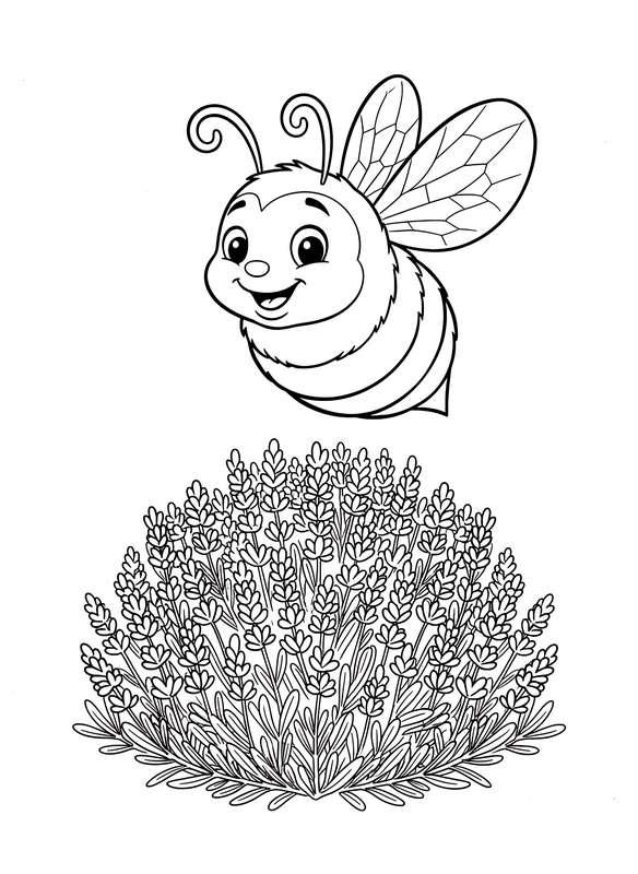 The Bumblebee's Lavender Buzz