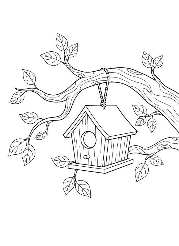 Cozy Branch Birdhouse Hideaway