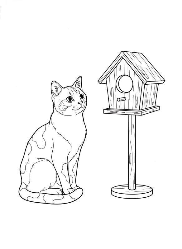 Calico Birdhouse Watch