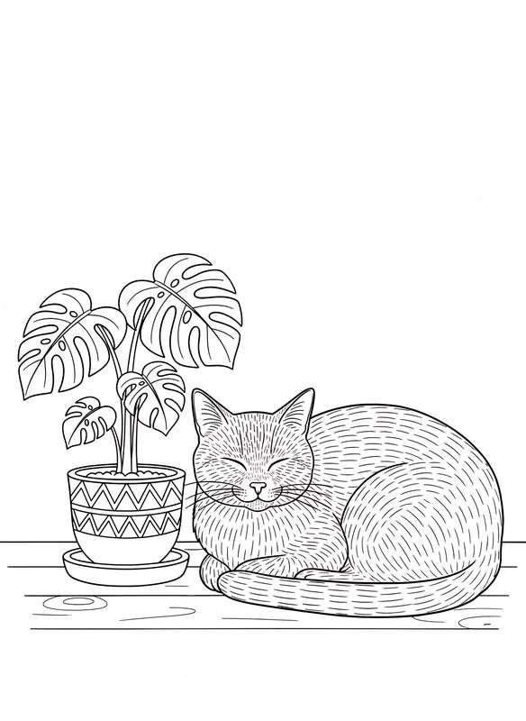 Serene Silver: Russian Blue Retreat