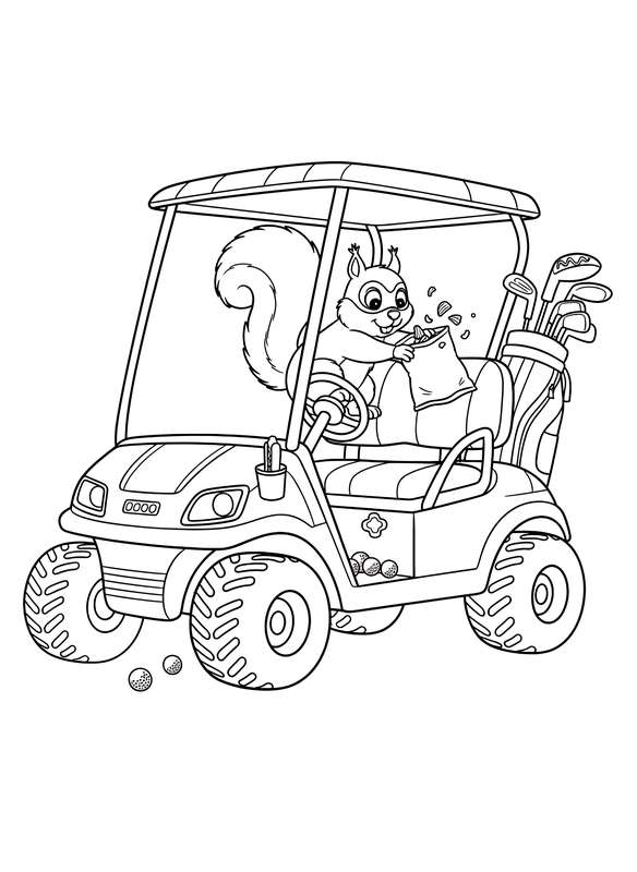 Mischievous Cart Squirrel