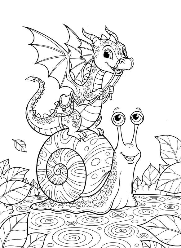 The Dragon and the Slow Ride Snail