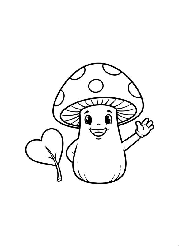 Fungus Friend Waves Hello!