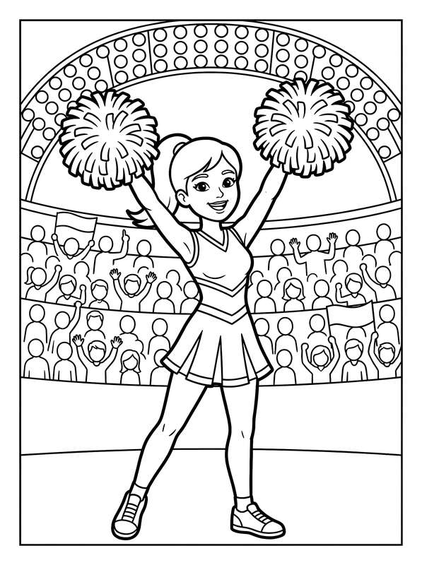 Stadium Spirit Cheerleader