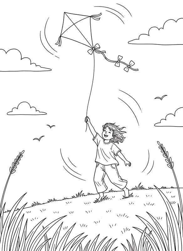 Breezy Day Flight: Simple Diamond Kite