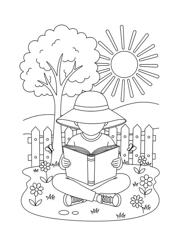 Outdoor Story Time Under the Hat