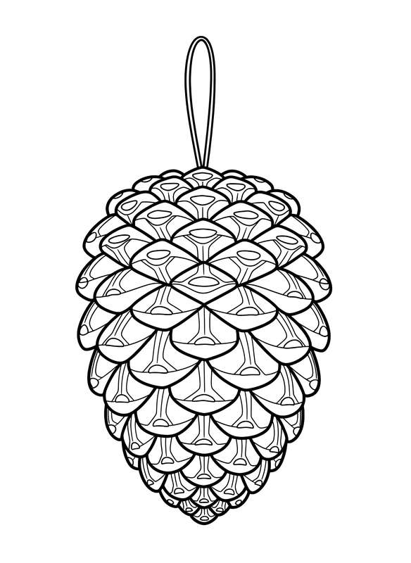 Textured Woodland Pinecone