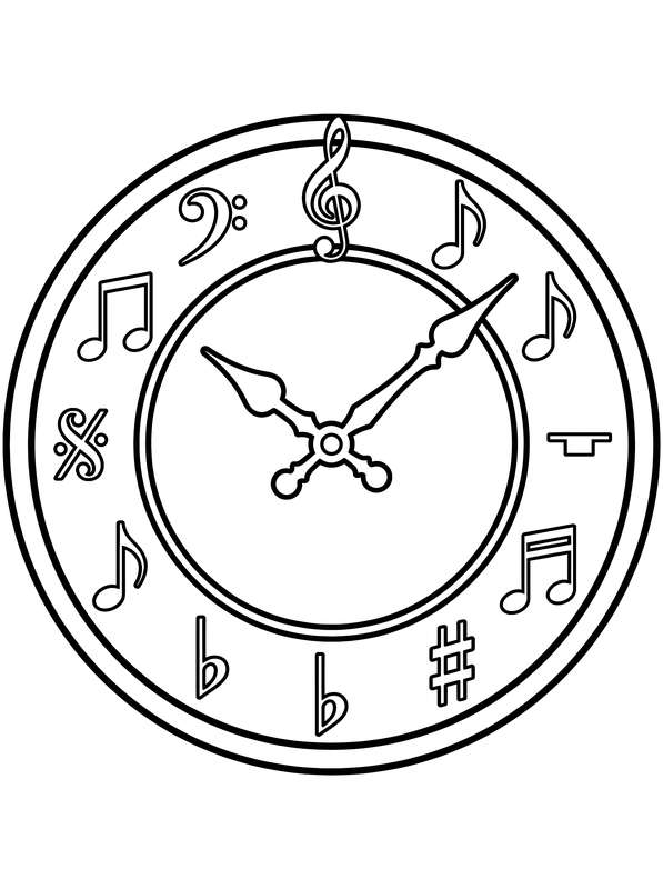 Melodic Rhythm Wall Clock