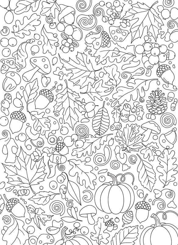 Autumn Shape Scatter Mix