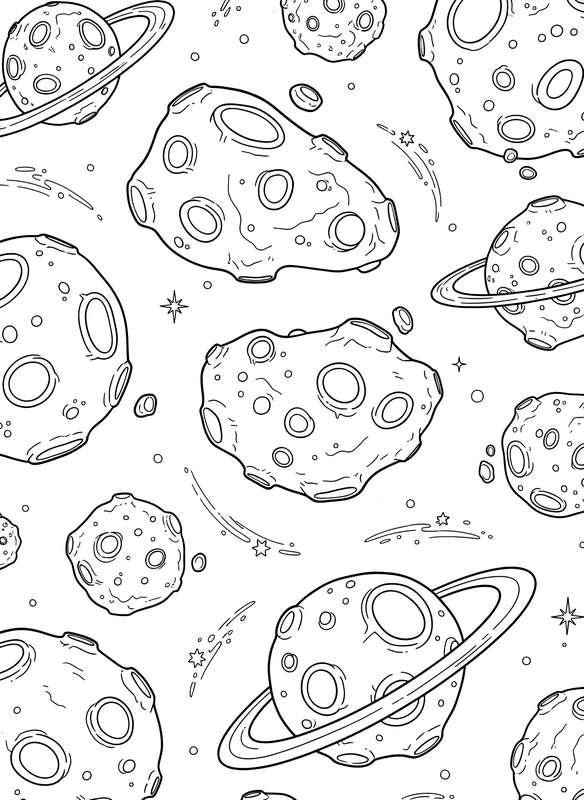 Peaceful Asteroid Float