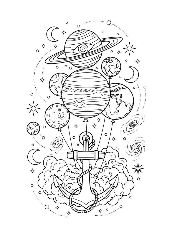 Planetary Balloon Bouquet