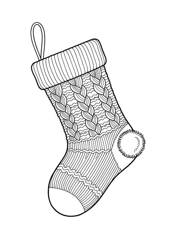 Cozy Hanging Wool Stocking