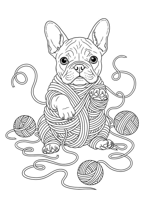 Frenchie Tangle of Fun