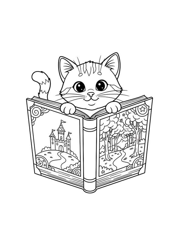 Peeking from the Storybook