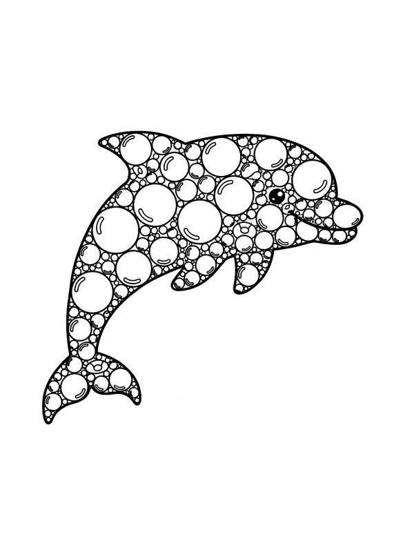 Amazing Bubble Dolphin Shape