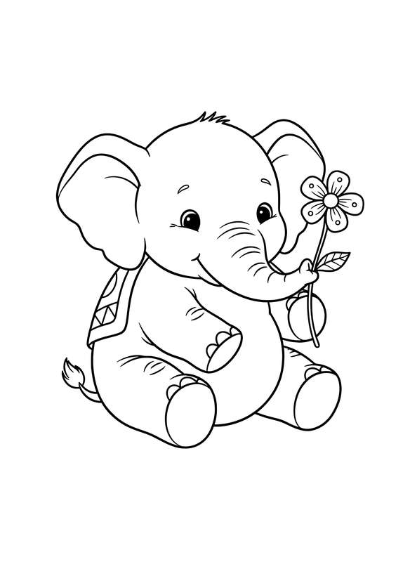 Quiet Moment with a Flower