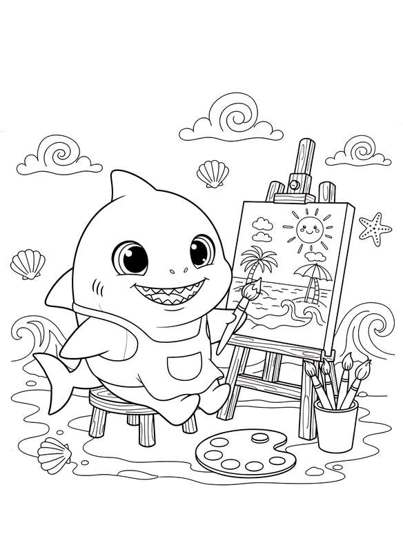 Little Shark, Sunny Artist