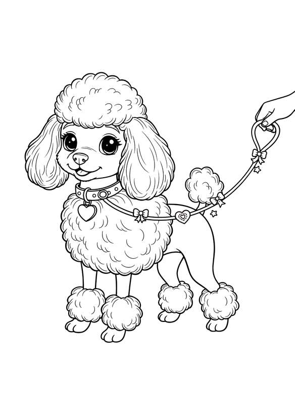 Poodle's Perfect Parisian Paw-Walk