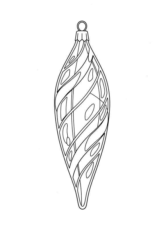 Teardrop Glimmer Ornament