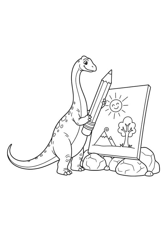 The Long Neck's Giant Doodle