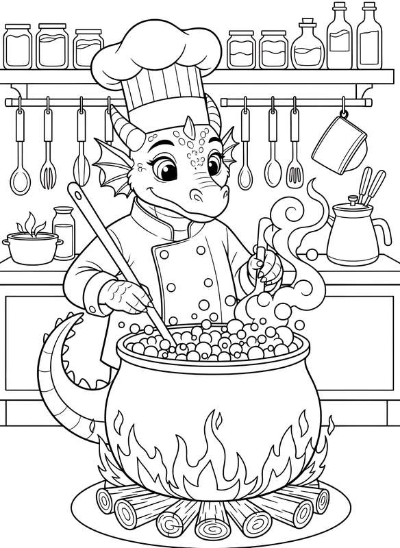 The Alchemist Chef Dragon
