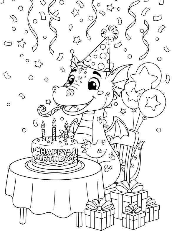 Birthday Bash Dragon Fun