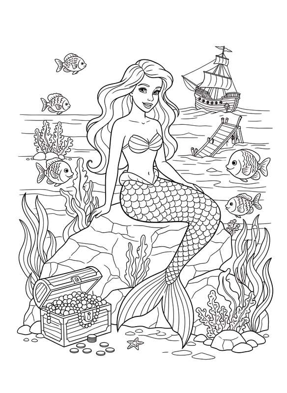 Legendary Mermaid Portrait