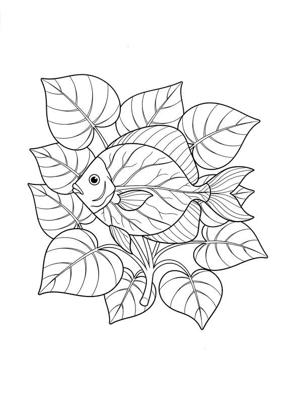 Leaf Fish Camouflage Fun