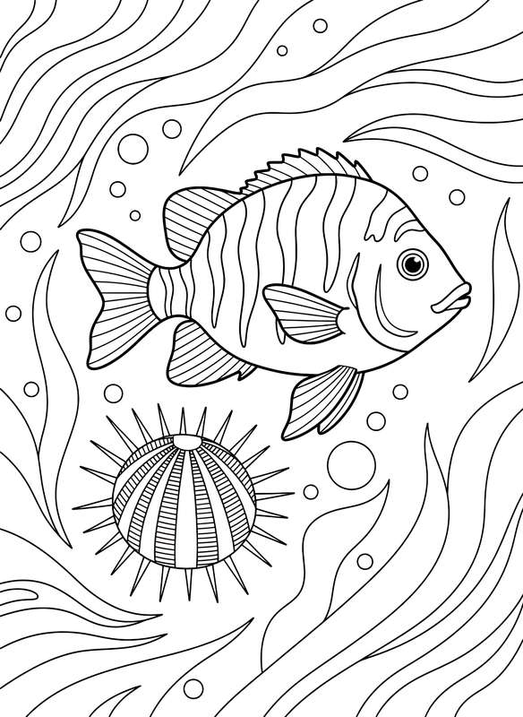 Tiger Fish Meets Urchin