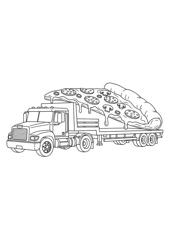 Pizza Delivery Flatbed