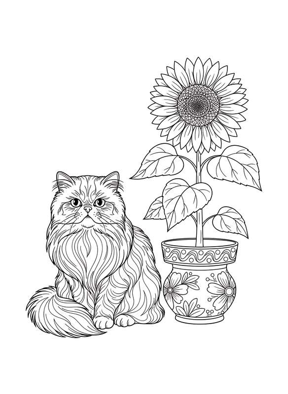 Persian and Sunflower Calm