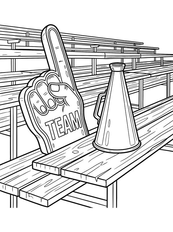 Gameday Spirit on the Bleachers