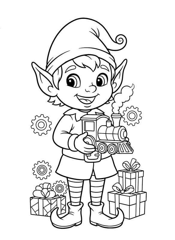 Elf's Favorite Toy Train