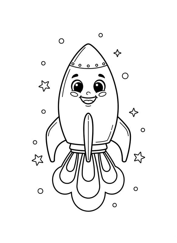 46 Free Space Coloring Pages