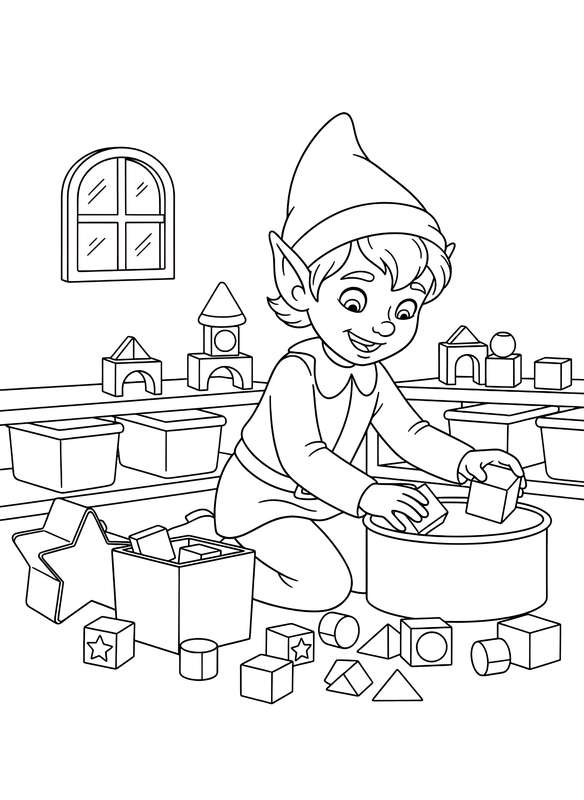 The Busy Elf Toy Organizer