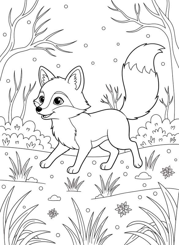 Frosty Meadow Fox Trot