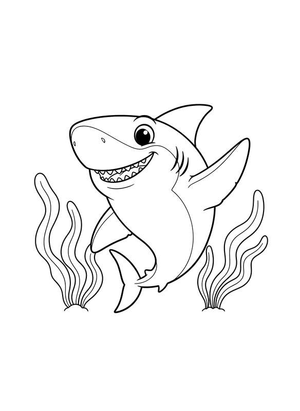 9 Free Shark Coloring Pages
