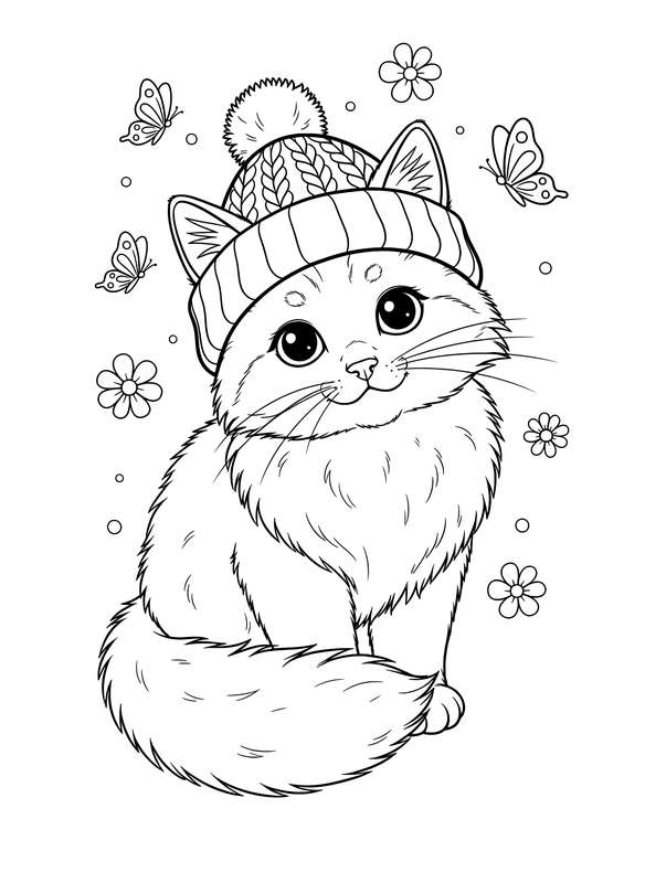 Ragamuffin Ready: Cozy Beanie Pet