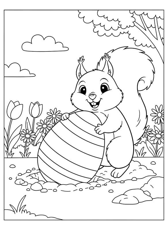 Squirrel's Giant Secret Stash