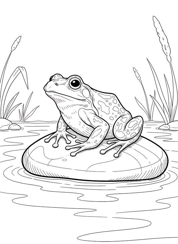 Patient Perch by the Water