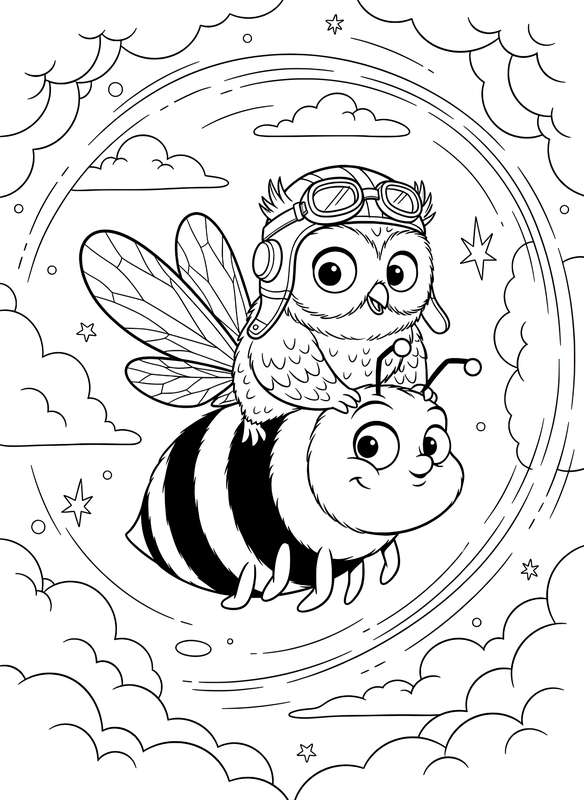 Bee-Riding Barnyard Fowl