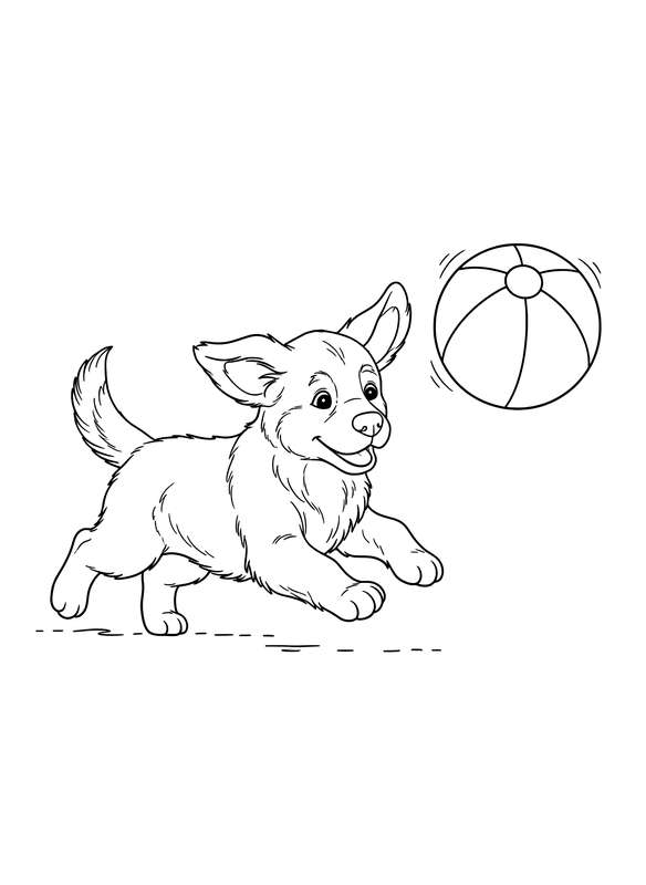 48 Free Puppy Coloring Pages