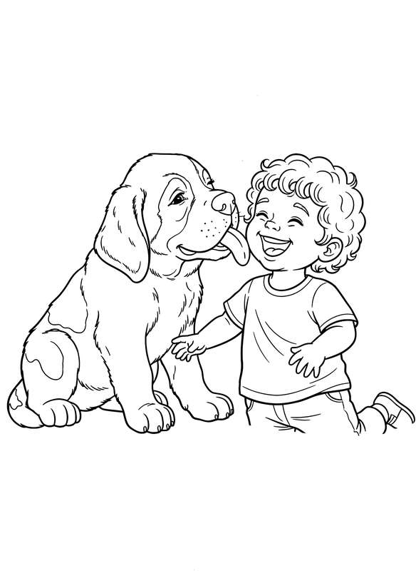 St. Bernard's Happy Lick