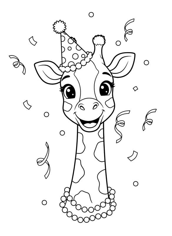 27 Free Giraffe Coloring Pages