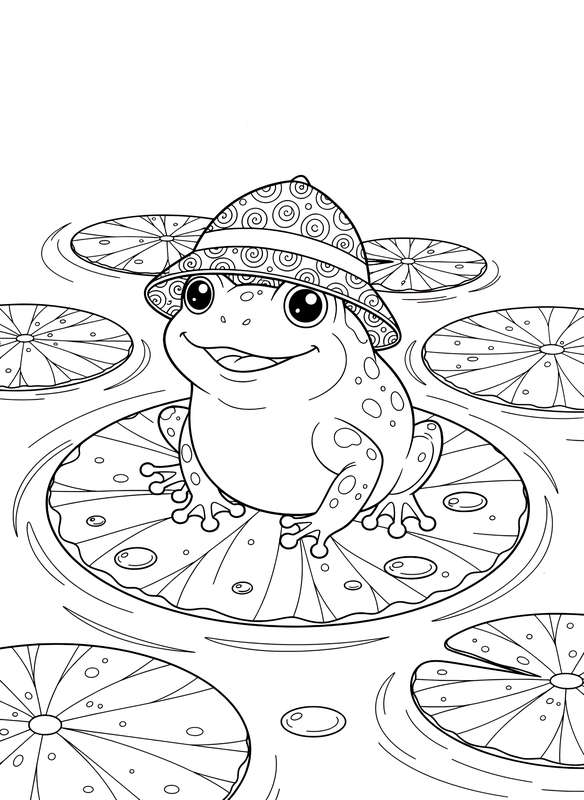 18 Free Frog Coloring Pages