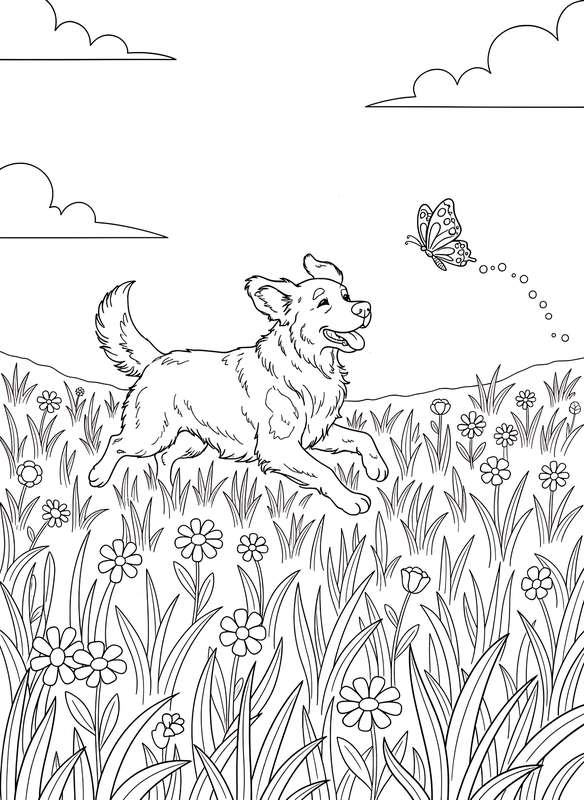 44 Free Dog Coloring Pages