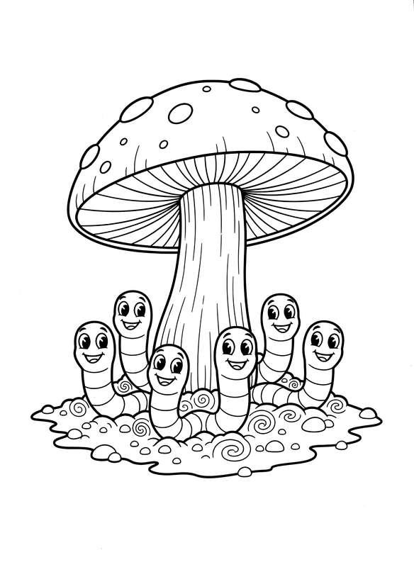 Wiggly Neighbors by the Stem