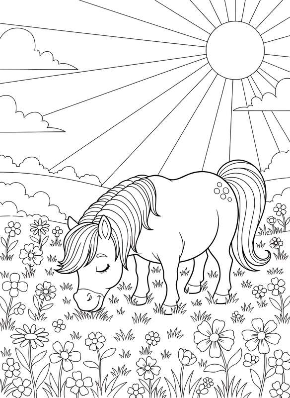 42 Free Horse Coloring Pages