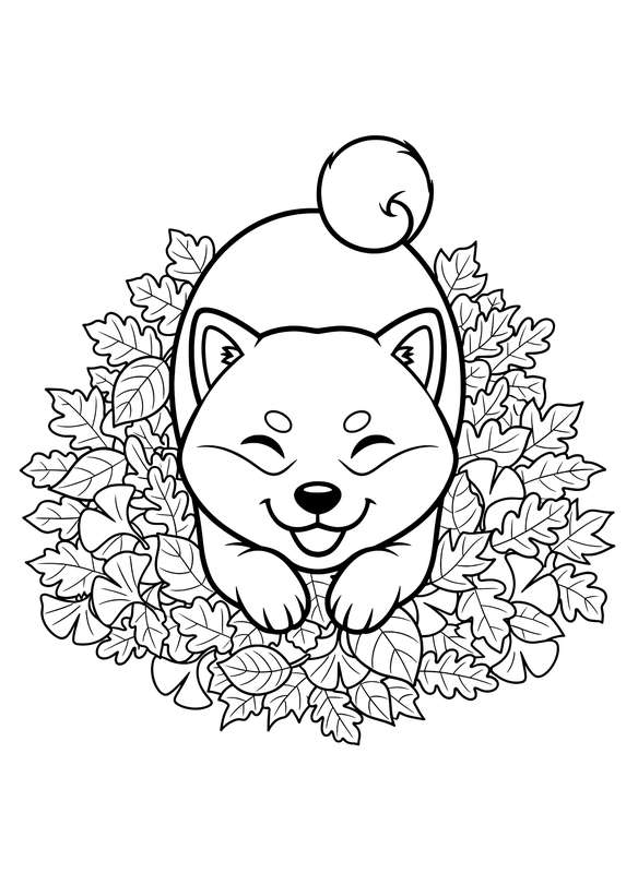 Shiba's Autumn Merci Bow